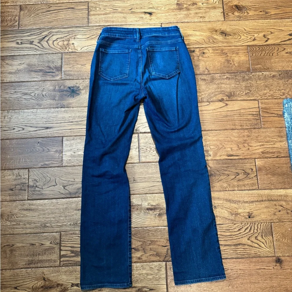 NYDJ Marilyn Straight Leg Jeans in Deep Blue - Picture 6 of 6